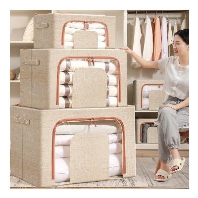 China XingYou Sustainable Transparent Storage Box For Tissues Clothes Box Storage Cotton And Canvas Storage Boxes For Clothes for sale