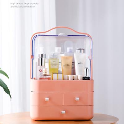 China XingYou Drawer Type Cosmetic Storage Box Portable Travel Plastic Transparent Cosmetic Box for sale