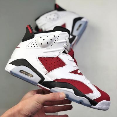 China Cushioning New Hot Selling Fashionable 6s Carmine Aj 6 Basketball Sports Shoes High Quality Nk Jumpman Aj6 Outdoor Casual Shoes Nk Running Shoes for sale