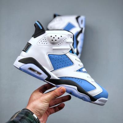 China Cushioning 2022 Hot Selling Retro Fashionable Unc University Brand Aj6 Blue Basketball Shoes Mens Womens Sports Nk Outdoor Running Sneakers for sale