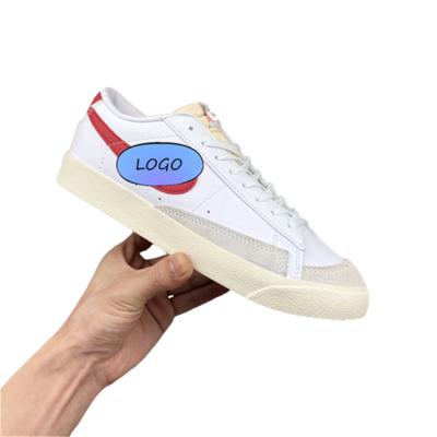 China Nke Pioneer Low Series Sports Shoes Hot Selling Quality Logo Fashion Walking Shoes Women Red White Outdoor Casual Running Shoes Damping for sale