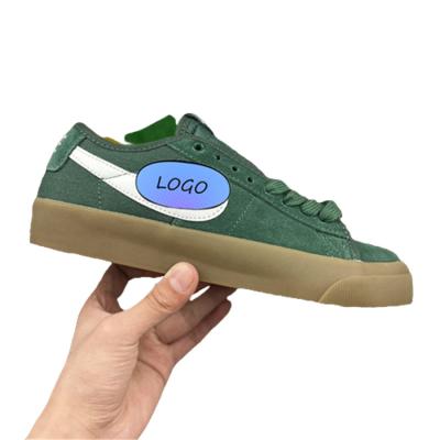 China Original Brand New SB Blazer Zoom Low Pro GT White&Green Retro Basketball Shoes NK NK Walking Shoes Cushioning Men Women Casual Sneakers for sale