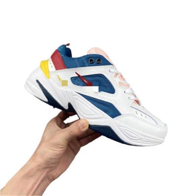 China Cushioning fashion new M2K Tek no casual sneakers trend fashion retro basketball shoes men's women's outdoor running shoes A03108 for sale