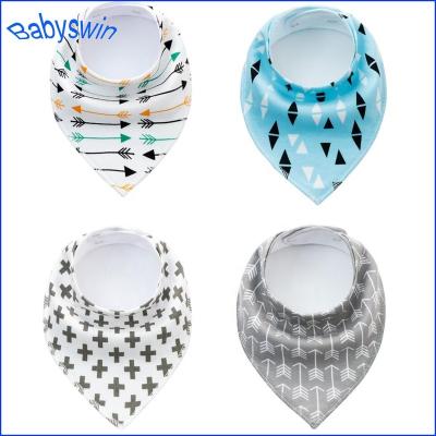 China Manufacturer Safe Snap Antibacterial Cotton Fleece Baby Bibs Wholesale Bandana for sale