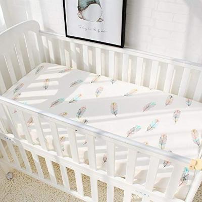 China Best Stripe Organic Cotton And Cozy Baby Crib Sheets for sale