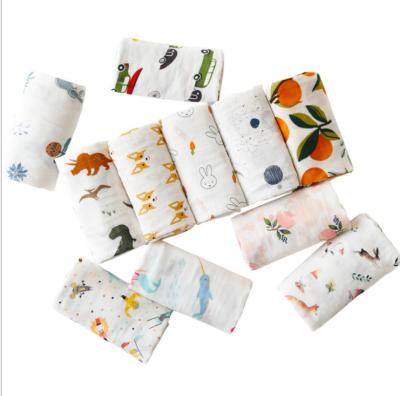 China 70% Sustainable High Quality Organic Bamboo And 30% Cotton Muslin Baby Wraps Breathable Covering for sale