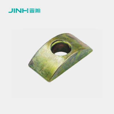 China 11mm Metal Half Moon Furniture Nuts High Precision For Panel Type Furniture for sale