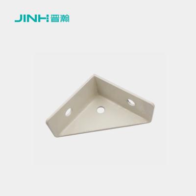 China ODM 92mm Metal Corner Brackets Easy Assemble For Panel Type Furniture for sale