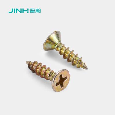 China 16mm Length Fibre Board Screws Easy To Install Durable Fitting For Flat Pack Furniture for sale