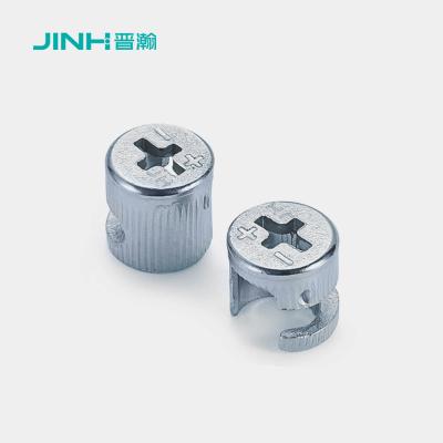 China 12mm Diameter Minifix Cam Locks Off Center Design Furniture Cam Connector For Rta Furniture for sale