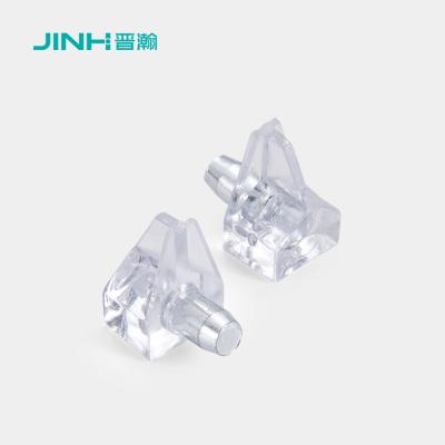 China 11*10.6mm Crystal Steel Shelf Pins Furniture Connecting Fitting For Flat Packed Furniture for sale