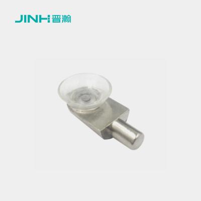 China 8*23mm suportes de prateleira de plástico durável pernas de apoio fácil de montagem para móveis de vidro à venda