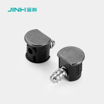 China 12 mm de liga de zinco prateleira de suporte pegs móveis embalados planos conector à venda