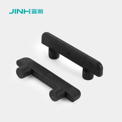 China 39.6mm schwarze Plastikregalstangen OEM anpassbar mit vielseitigem Design zu verkaufen