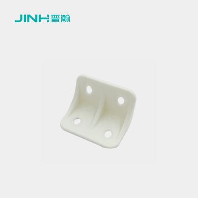 China Easy Assembly 13mm Plastic Corner Angle Brackets For Flat Pack Furniture for sale