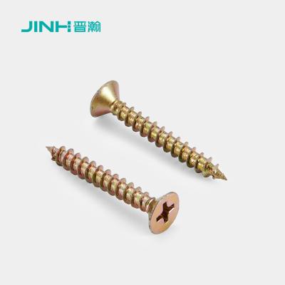 China High Strength 30mm Chipboard Screws Durable Hardware For Knockdown Furniture for sale