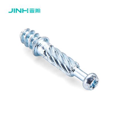 China Jh-2170 Minifix de acero tornillos de extensión 32mm Conector de panel de muebles para muebles K / D en venta