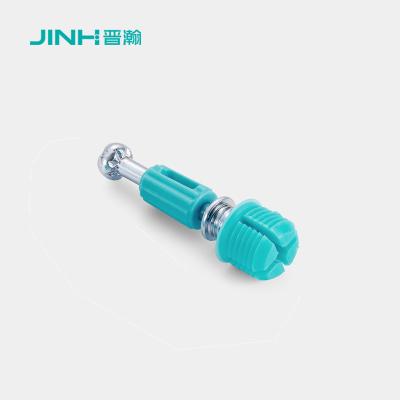 China Blue Zinc Plated Minifix Connecting Bolts Wear Resistant With 40mm Length for sale