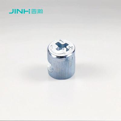 China Black Nickel Plated Cam Lock Fitting, Cabinet Connector For Rta Furniture for sale