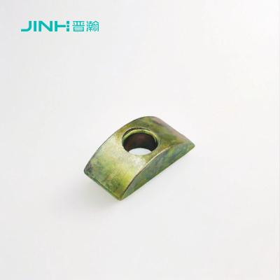 China 33*11mm Metal Half-Moon Washers Furniture Fitting For Modular Furniture for sale