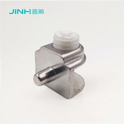 China Nickel Plated C Shape Glass Mounting Clips For 2-8 Thickness Glass In Zinc Alloy for sale