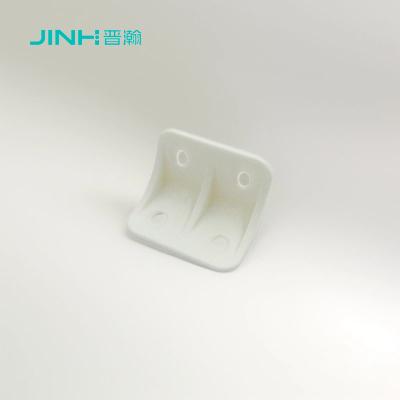 Cina 13x13 mm supporti in L in plastica, connettore per mobili a scatola piatta in vendita