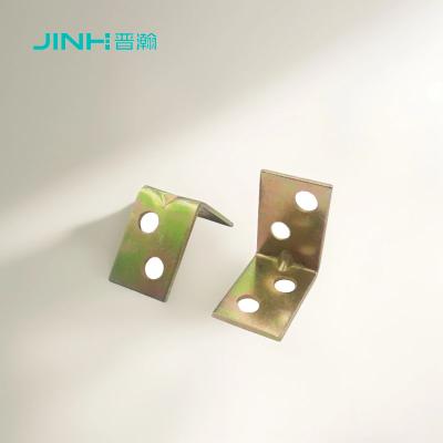 China Furniture Fitting 10x19.5mm Metal L-brackets Durable and Sturdy for Flat-Packed Furniture for sale