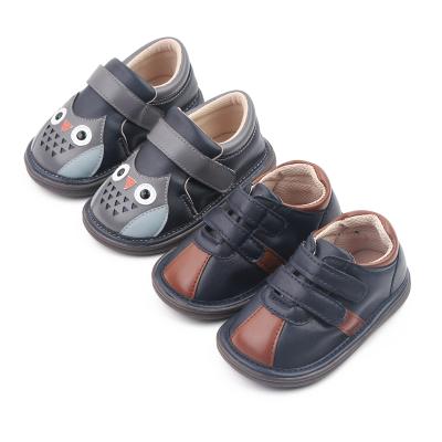 China New British Style Baby Toddler Rubber Soled Casual Shoes Lightweight PU Autumn Shoes for sale