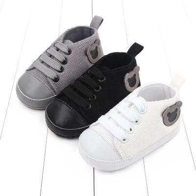 China 2021 Light Weight Fashion Baby Casual Shoes Baby Lace-up Soft Sole Toddler Toddler Shoes Unisex Cute Animal Design for sale