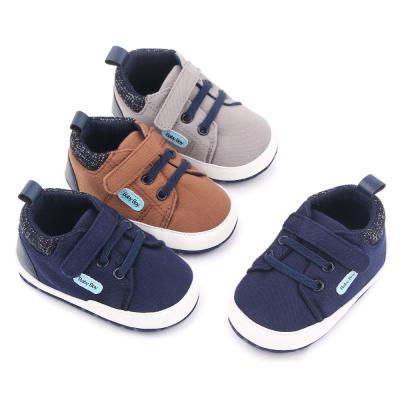 China Wholesale Baby Shoes Boy Canvas Toddler Shoes Kids Flat Casual Walking Shoes for sale