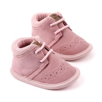 China Spring and Autumn Cotton Flat Pink Soft Sneakers Toddler Babies Unique Shoes for sale