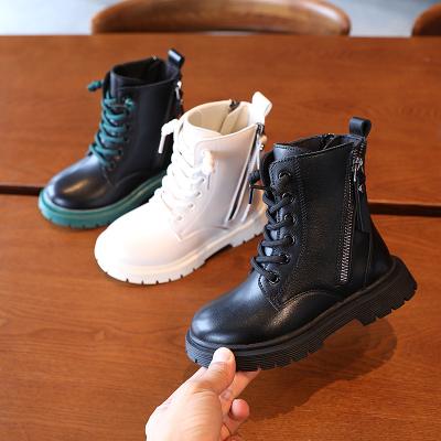 China New Arrival Fashion Martin Boots PU Kids Breathable Sports Shoes For Kids Boys Girls for sale