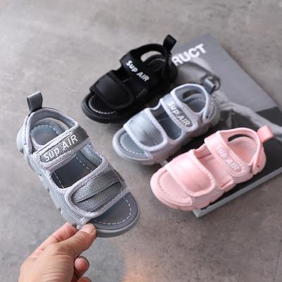 China Summer Kids Leather Strap Kids Sandal Anti-slippery Outdoor Sport Kids Sandals For Boy And Girls for sale