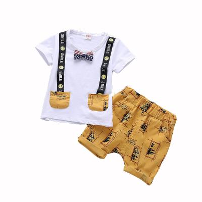 China New Fashion Personality Design Comfortable Baby Boy Children Clothes Set for sale