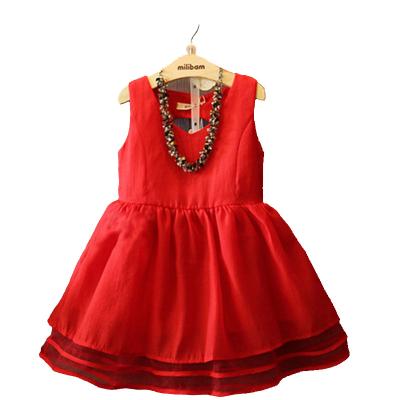 China Latest design high quality popular kids girl dresses viable wholesale lovely kids dresses for sale