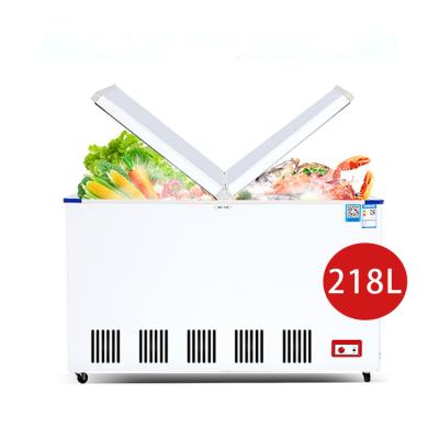 China Single-temperature Large Capacity Low Temperature Double Door Horizontal Deep Chest Freezer for sale