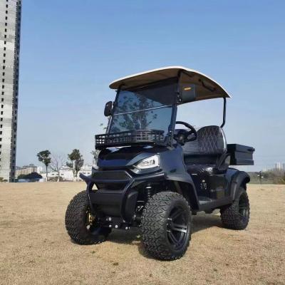 China 72V 2 seater chase car with short container electric golf cart 14' for sale