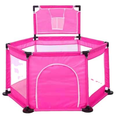 China Durable Foldable Plastic Portable Indoor Playard Portable Indoor Playard Toddler Gate Pen Game Yard Guard Rail Kids Outdoor Playpens For Kids for sale