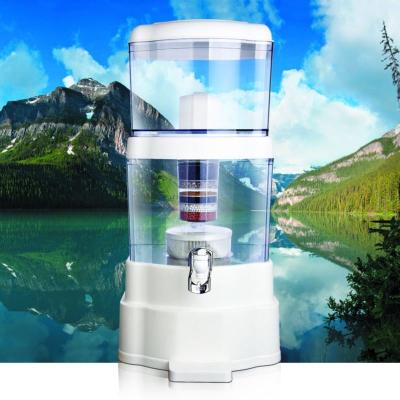 China Faucet-mounted mineral pot on water dispenser/water purifier for family use /water filters KM11137 for sale