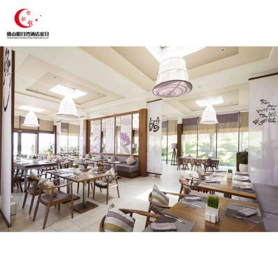 China Solid wood dining table and chairs contemporary solid wood OEM quality custom made restaurant chairs for restaurant in china for sale