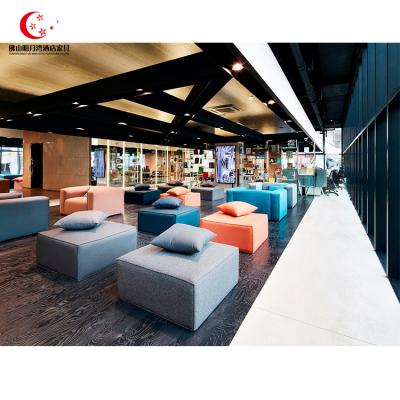 China Custom exclusive sectional sofa OEM design hotel lobby sofa leiser court furniture for sale