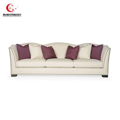 China Sofa Wholesale Durable Five Star 3 Seat Hotel Sectional Modern Lobby Sofa Design for sale