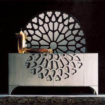 China Turkish Panel Console Furniture With Mirror for sale