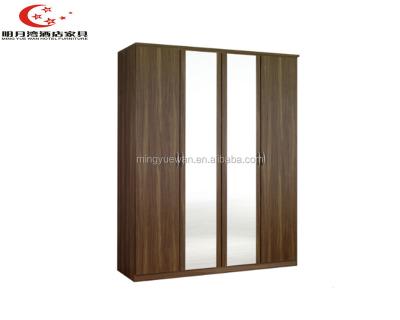 China PANEL Wall Mounted Hotel Wardrobe Furniture Double Color Wardrobe Design Furniture Bedroom for sale