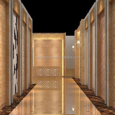 China Apartment/Bedroom/King Room Hotel Partition Plywood Paneling Corridor Lobby Hallway Fix Wall Mounted Furniture for sale