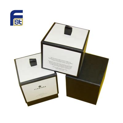 China High End Recycled Materials Cardboard Custom Packaging Luxury Black Gift Packaging Box for sale