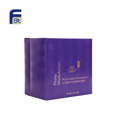 China Beautiful Recyclable High End Special Paper Cosmetic Packaging Box for sale