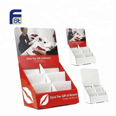 China Large E Counter Attractive Recyclable PDQ Material Paper Display With Grids for sale