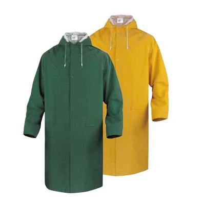 China High Quality 100% Polyester PVC Waterproof Long Raincoats for sale