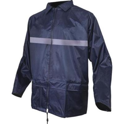 China Portable 100% PVC Riding Raincoat Motorcycle Raincoats With Reflective Marking for sale